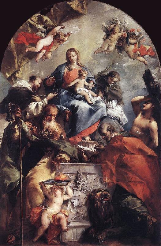 GUARDI, Gianantonio Madonna and Child with Saints kh China oil painting art